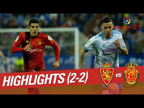Highlights Real Zaragoza vs RCD Mallorca (2-2)
