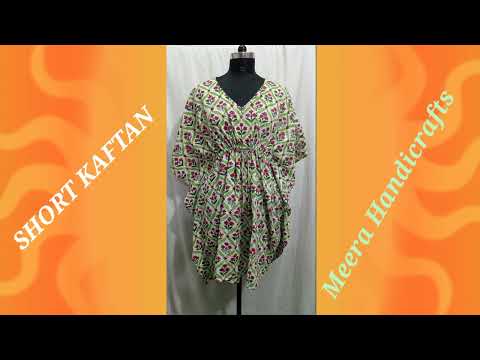 Block Printed Long Kaftan