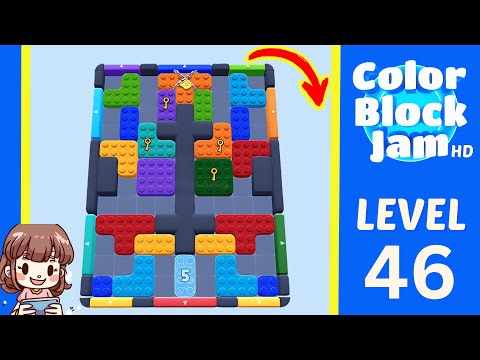 Color Block Jam Level 46 Solution Walkthrough