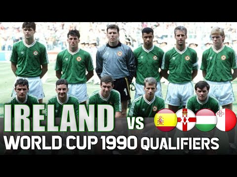 IRELAND World Cup 1990 Qualification All Matches Highlights | Road to Italy