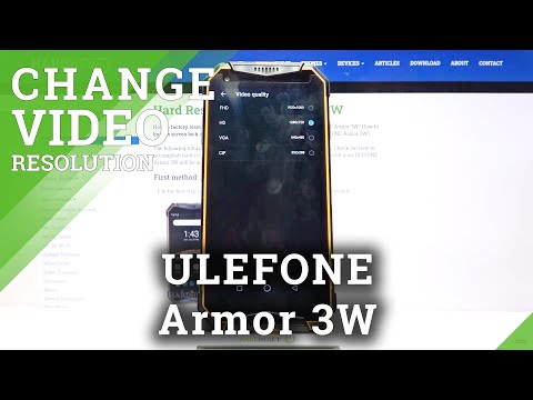 How to Change Video Resolution in ULEFONE Armor 3W – Customize Video Size Options