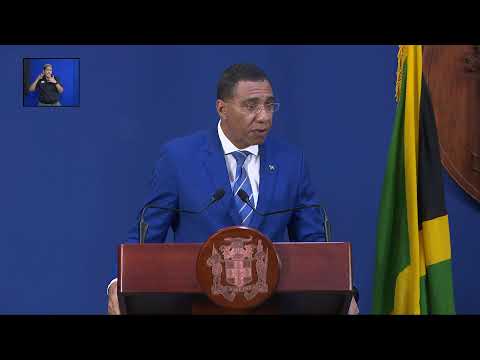 Joint Press Briefing PM Andrew Holness & UN Secretary General