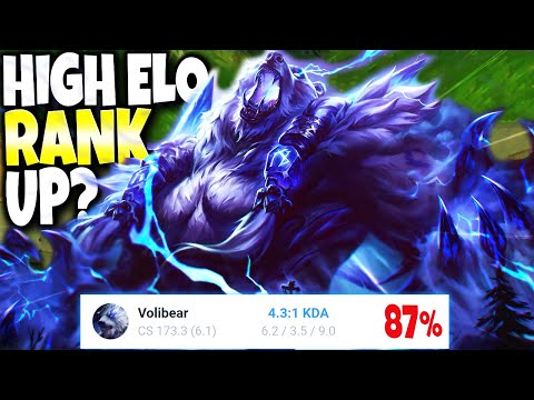 My insane 87% Win Ratio IMMORTAL VOLIBEAR Build takes me HIGHER 🔥 LoL Top Volibear Gameplay