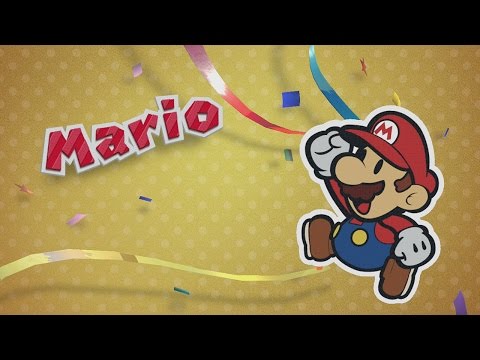 Every Character Intro - Paper Mario: Color Splash Walkthrough