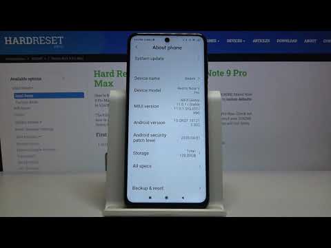 How to Check Phone Info – XIAOMI Redmi Note 9 Pro Specifications