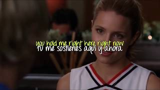 Glee: Lucky (lyrics - sub español)