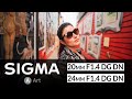 Sigma 20mm F1.4 and 24mm F1.4 | Fast Full Frame Wide Angle Lenses
