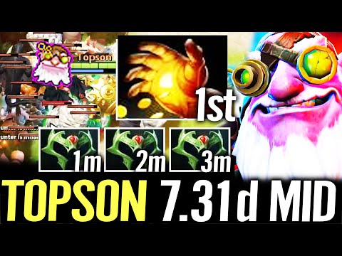 🔥 TOPSON 7.31d SNIPER MID NEW PATCH — 3x Wraith band + MIDAS Meta Hard Comeback Dota 2 Pro