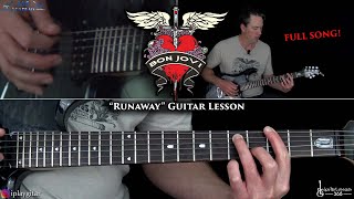 Download lagu Runaway Guitar Lesson (FULL SONG) - Bon Jovi mp3