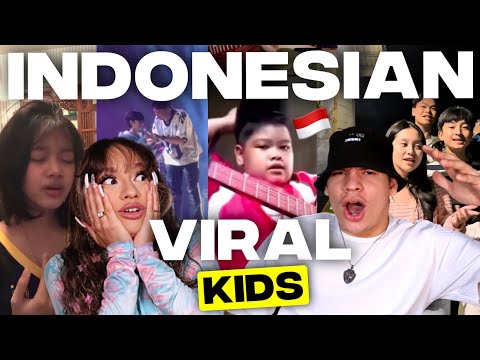 Never give an Indonesian Kid a MICROPHONE! Latinos react to Viral Indonesian Reels 'KIDS Edition'!
