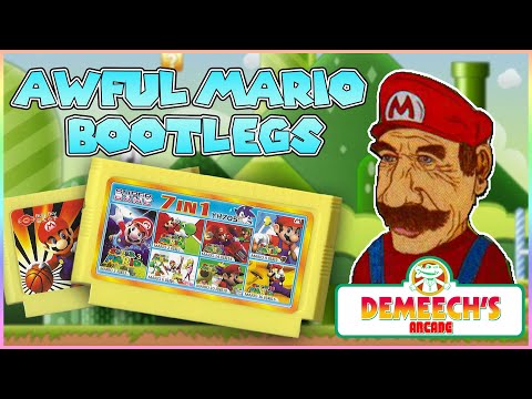 HILLARIOUSLY BAD Mario Bootleg Games- Mario 7 in 1 (Famicom)