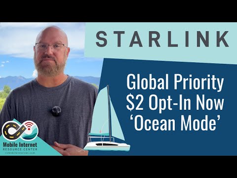 Starlink Global Priority Opt-in on Roam Unlimited Plans now “Ocean Mode”