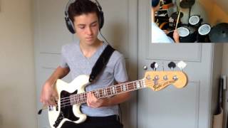 Video thumbnail for Fender Olympic White American Deluxe Jazz Bass Rosewood - bass guitar demo by Adam R