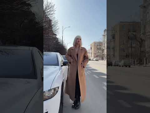 Двостороннє пальто SAN-02-108, колір Camel. Продано.Замовлення.