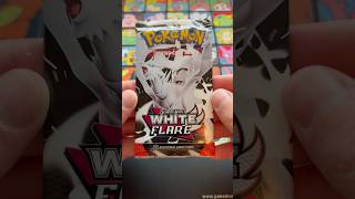 Pokemon White Flare Booster Pack Opening - Big hits pack 🤩🔥 #pokemon #whiteflare