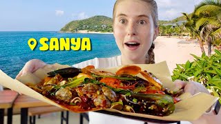 Blondie in SanYa, HaiNan province - seafood adventure