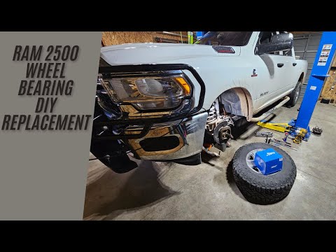 Ram 2500 Front Hub Bearing Replacement DIY | Fix Grinding, Growling, and Steering Problems!