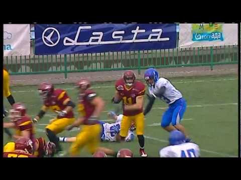 CEFL 2012: SBB Vukovi Beograd vs. Ljubljana Silverhawks 28-25 TV Highlights