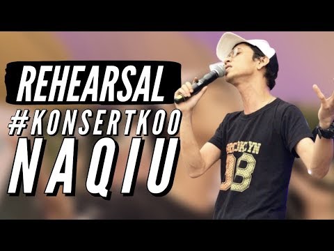 Sesi latihan Naqiu untuk lagu Episod Cinta di #KonsertKoo