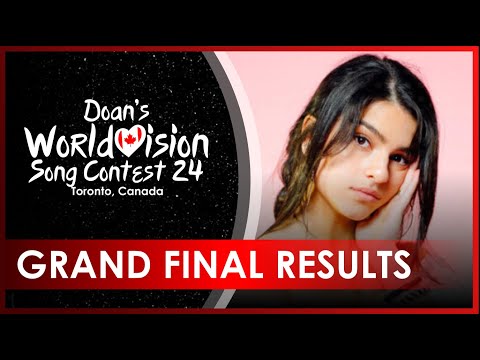 Doan's Worldvision Song Contest 25 - Grand Final Results