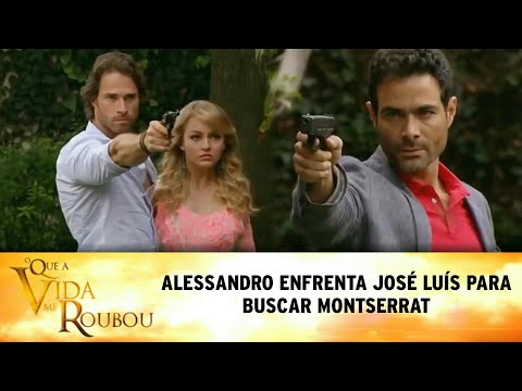 O Que a Vida Me Roubou - Alessandro enfrenta José Luís ao ir armado para buscar Montserrat