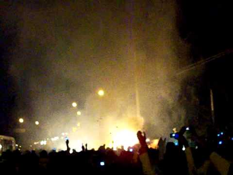 "LLEGADA DEL CREMA A LA CAJA DE ARENA EN c.u. 2009" Barra: Ritual Del Kaoz &bull; Club: América