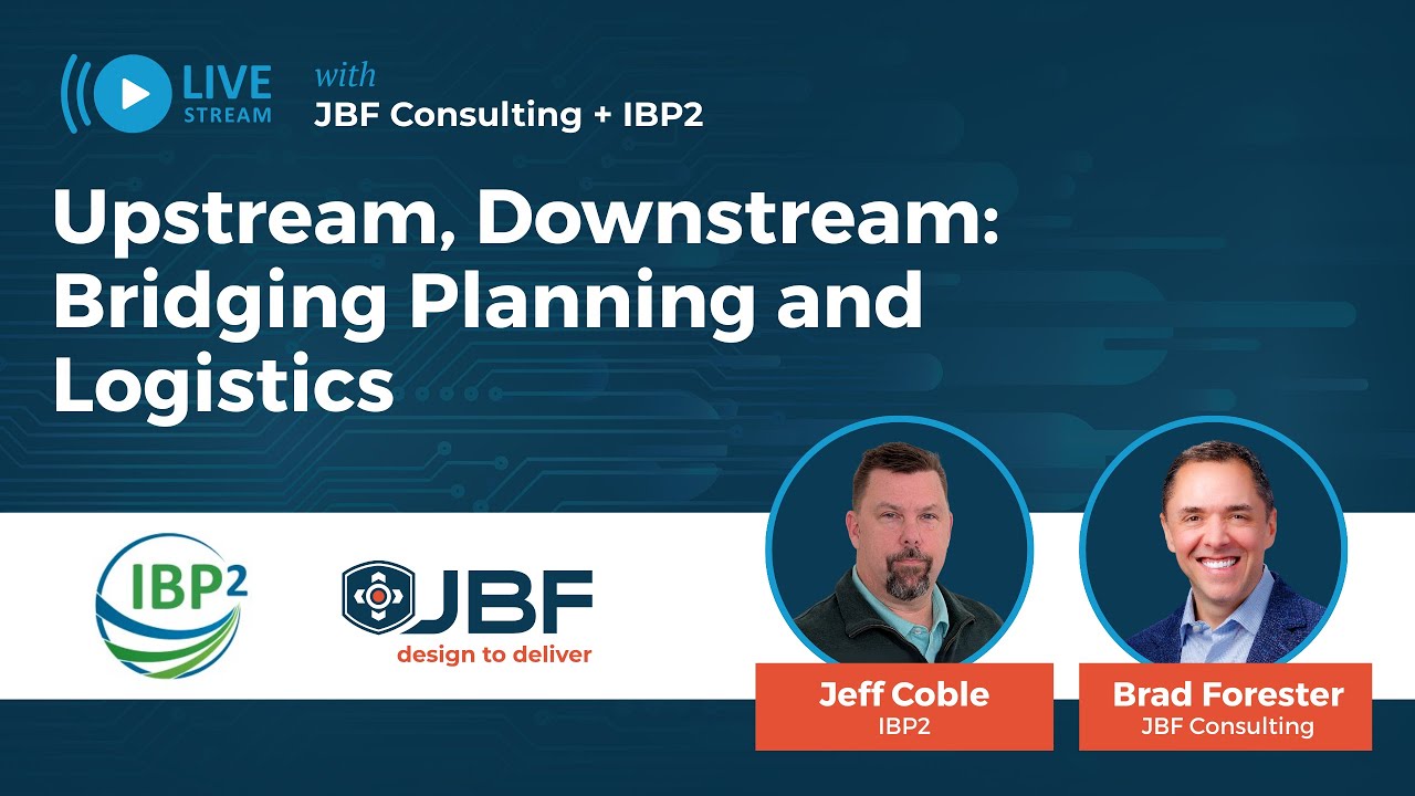 Upstream, Downstream: Bridging Planning and Logistics