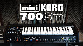 Video thumbnail for Meet the miniKORG 700Sm - the synth that started it all, in a new, compact form! by Korg UK