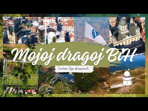 [4K] Mojoj dragoj BiH 25.11.2023 | Sretan Dan državnosti BiH | Volim te BiH |4K 60 FPS ultraHD |