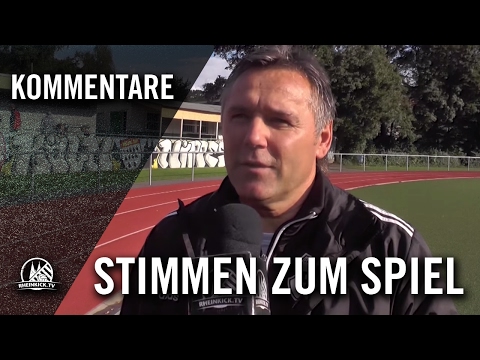 J. Schier (Trainer DJK Grün-Weiß Nippes) und W. Meurer (Trainer FSV Köln 99) - Die Stimmen zum Spiel