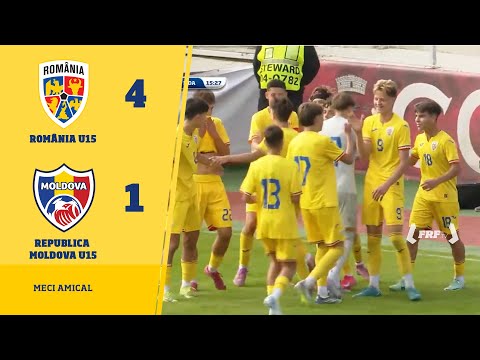 Meci amical: România U15 - Republica Moldova U15 4-1, 23.10.2025
