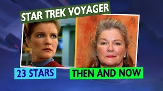 STAR TREK VOYAGER Cast: Then and Now video