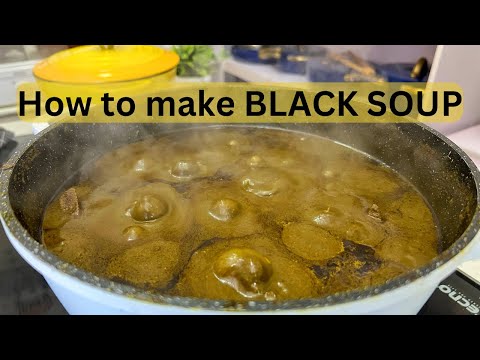 BLACK SOUP RECIPE | HOW TO MAKE EDO BLACK SOUP