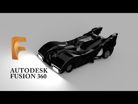 Speed Run Design Of Batmobile in Fusion 360 Part 5 Final