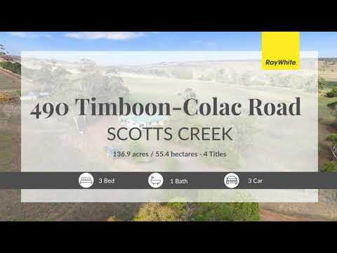 490 Timboon - Colac Road, Scotts Creek, VIC 3267, 3 slaapkamers, 1 badkamers, Lifestyle Property