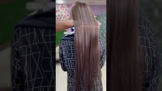 Beige Brown Hair Color Highlighte #transformation By Jamil Ansary