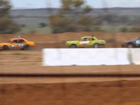 Pithara Speedway Production Sedan Heat 5 Crash