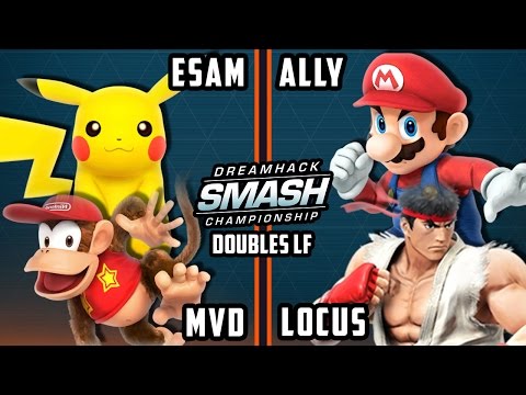 DHA 2017 SSB4 Doubles - PG | ESAM & PG | MVD Vs. C9 | Ally & Locus - Smash 4 LF