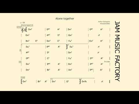 Alone together Dm 138 bpm play along