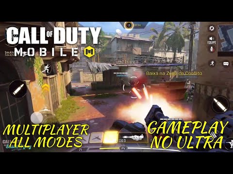 Call of Duty Mobile - Gameplay Ultra Graphics Moto One Fusion (ALL MULTIPLAYER MODES)