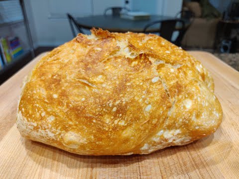 How to make No Knead Crusty Artisan Bread