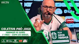 Coletiva pré-jogo - Moisés Egert e Paulinho - Maringá FC x Goiás 4ª Fase Copa do Brasil 2026