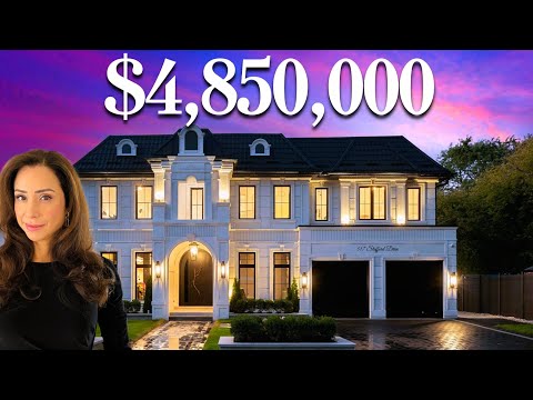 This Custom-Built $4.85 MILLION Oakville Home Is PURE PERFECTION