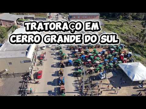 IMAGENS AÉREAS DO TRATORAÇO EM CERRO GRANDE DO SUL