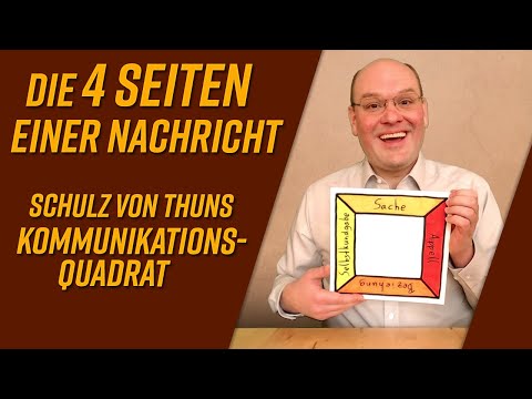 Die 4 Seiten einer Nachricht erklärt – Schulz von Thuns Kommunikationsquadrat