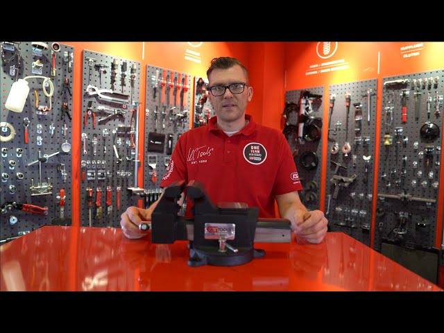 Video teaser for KS TOOLS 914.0005 Parallel-Schraubstock, 4 Zoll