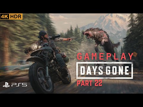DAYS GONE Walkthrough Gameplay Part 22 | RIDE TO THIELSEN PASS WITH SARAH | PS5 4K - No Commentary