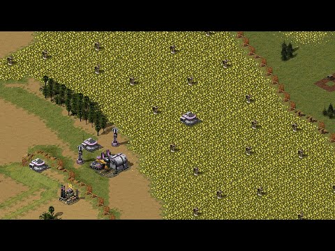 Red Alert 2 | Yuri's Revenge | 7 vs 1 | Pretty Women 25 New Map Edit Zoom 3000 Extra Hard AI