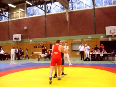 Ringen BM 120 KG Sebastian Fiedler ( TV Essen Dellwig) vs. Andreas Dahlbeck (KSV Kirchlinde)