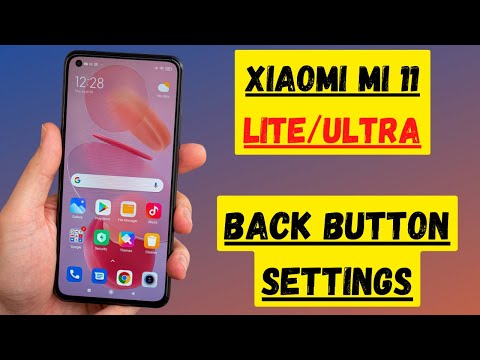 Xiaomi Mi 11 Lite / Ultra Back Button Hide Settings